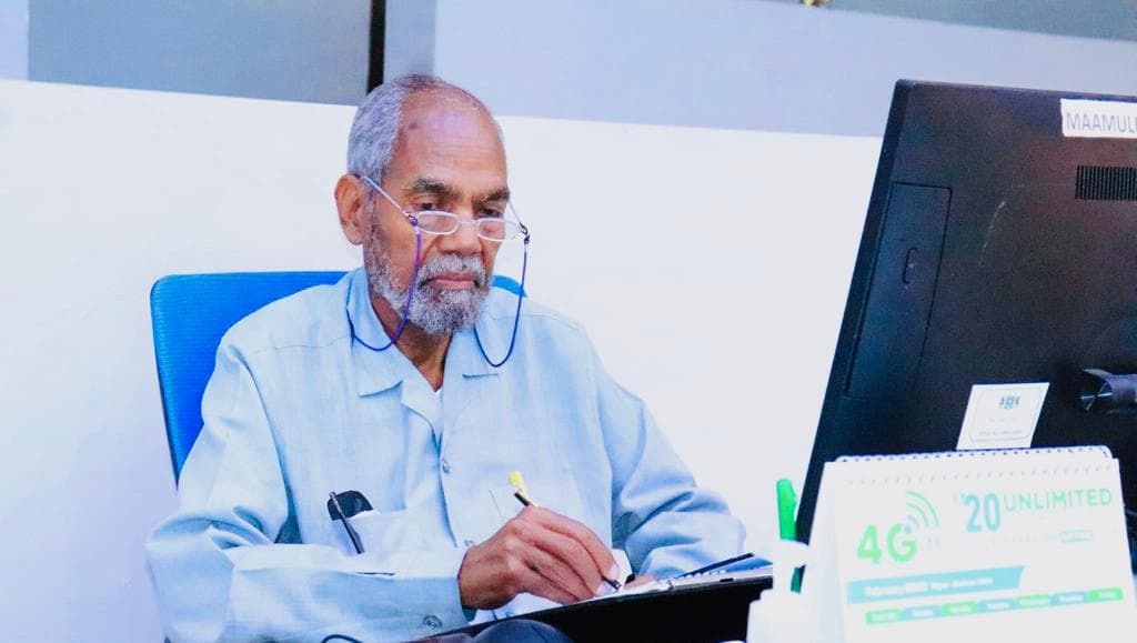 Sawirka Prof. Cabdalla Cumar Mansuur